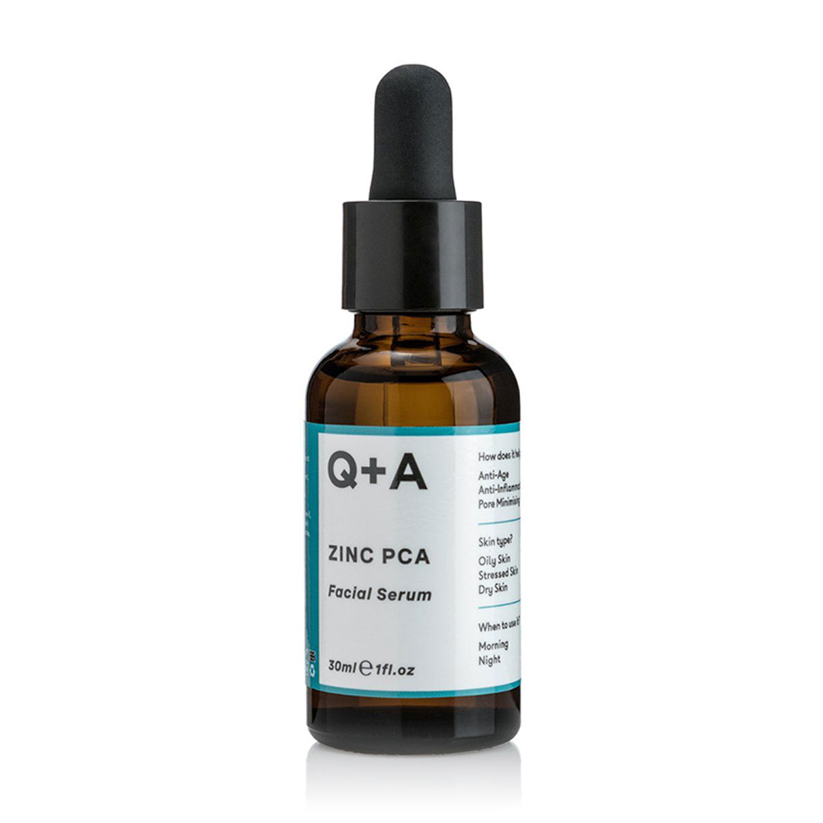 Сироватка для обличчя Q+A Zinc PCA Facial Serum з цинком PCA, 30 мл